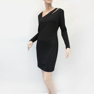 Alexia Admor Elegant Black Long Sleeve Dress
